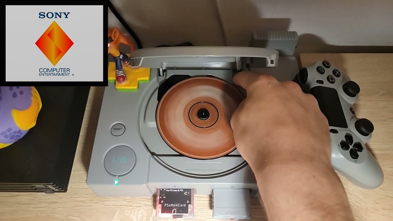 PlayStation 1 ODE/CD drive switching test (PU-8 Late, PicoStation)