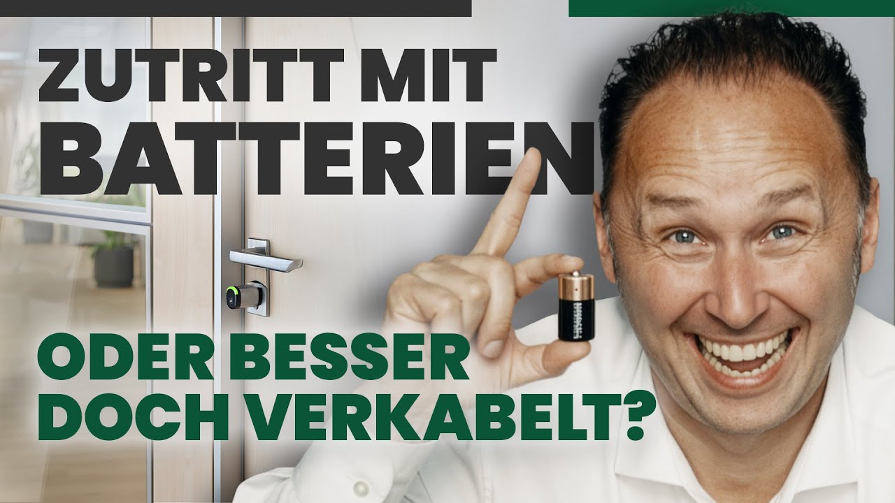 Digitale Schließsysteme mit Batterie oder Kabel – was ist besser?