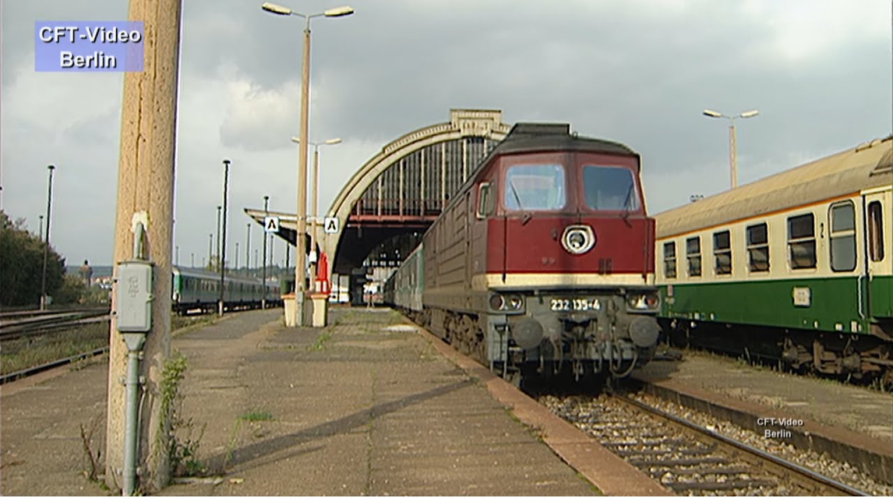 Bahnhof Gera in den siebziger und neunziger Jahren