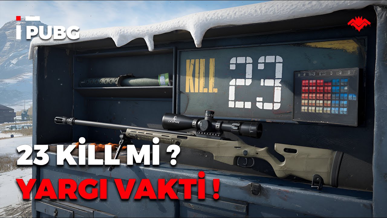 23 KİLL Mİİ? YARGI VAKTİ! - #PUBG #SOLO
