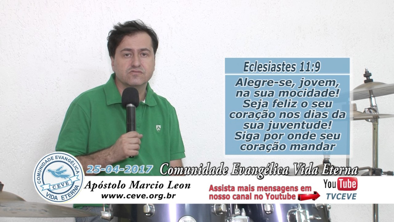 TV CEVE Alimento Di&aacute;rio com Ap&oacute;stolo M&aacute;rcio Leon 25-04-2017