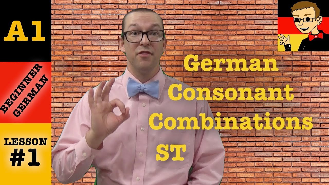 German Consonant Combinations - Beginner German with Herr Antrim Lesson #1.3