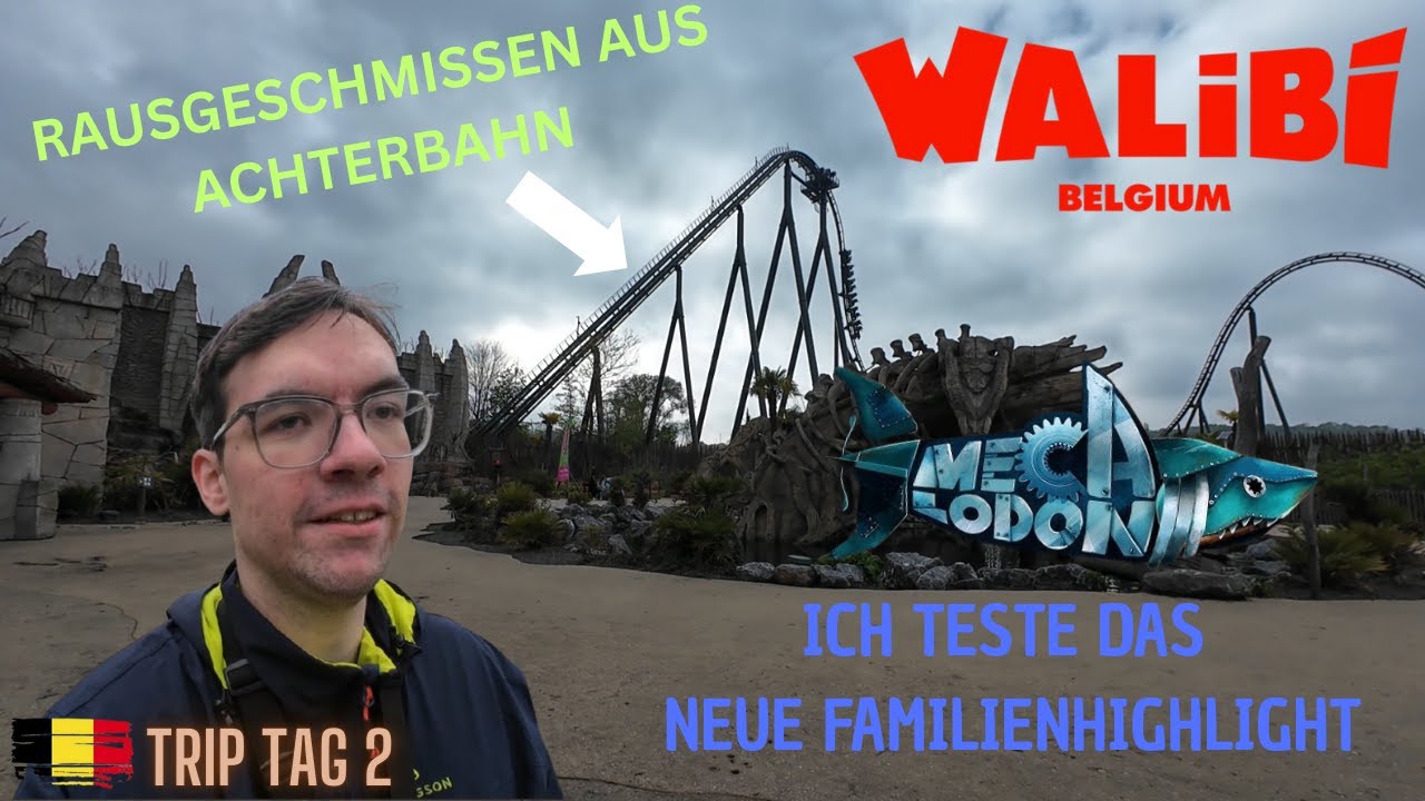 Ich wurde aus einer ACHTERBAHN RAUSGEWORFEN! | Walibi Belgium Erstbesuch VLOG