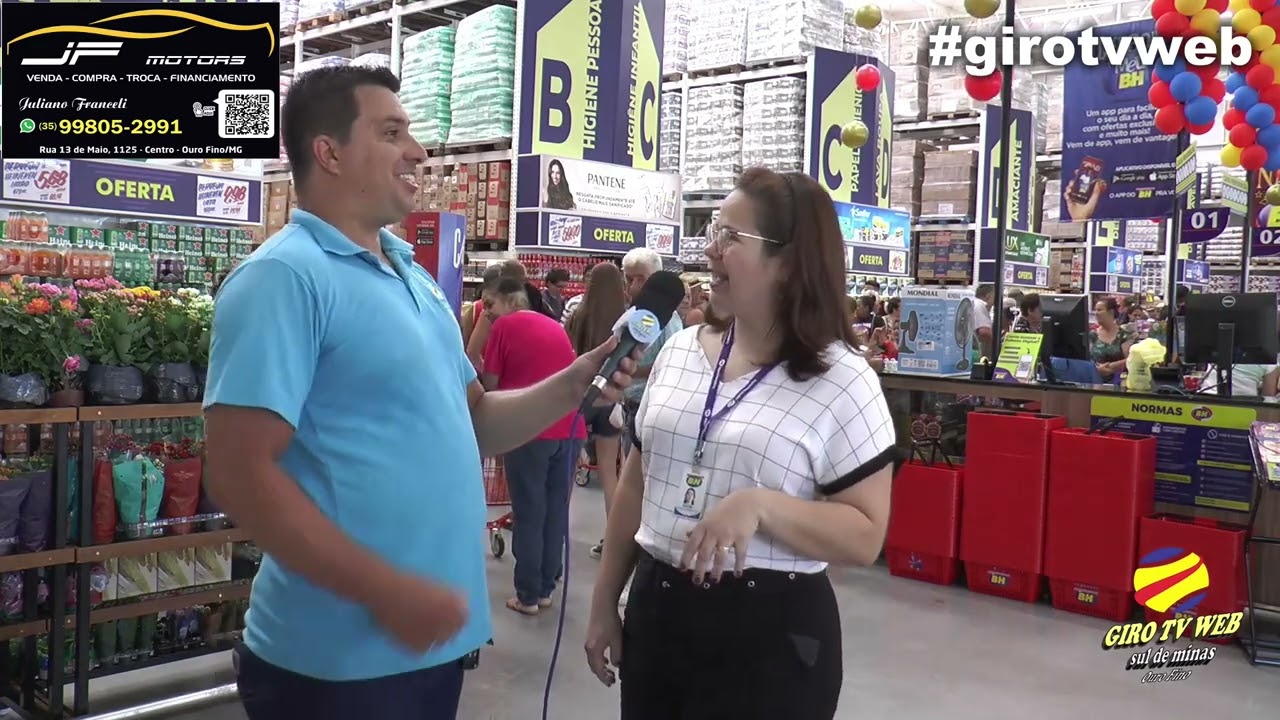 Grande Inauguração do Supermercado BH Atacado e Varejo em Ouro Fino.