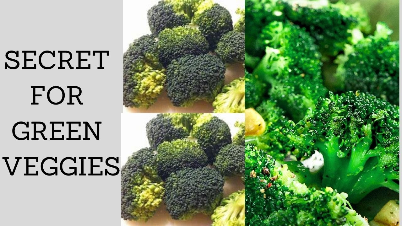 How To Maintain Bright Green IN VEGGIES: COOKING TIPS