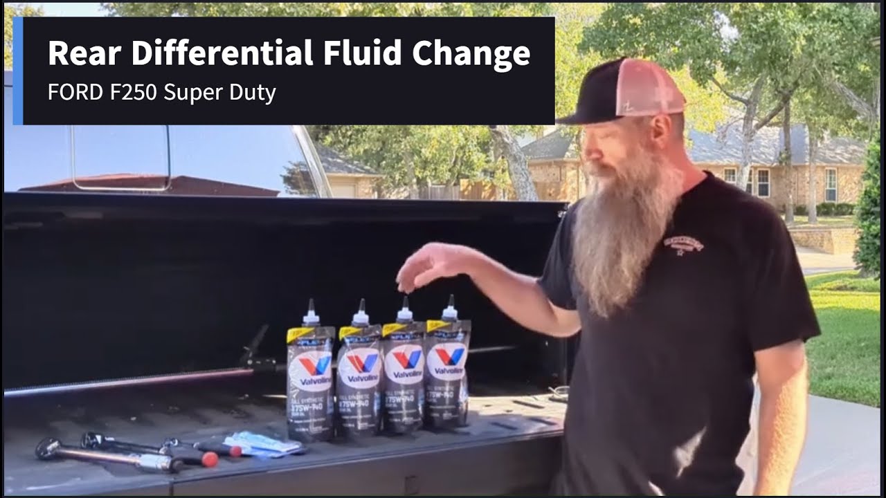 Easy DIY Maintenance | REAR Differential Fluid Drain & Fill | Ford F250 Super Duty | Dana M275