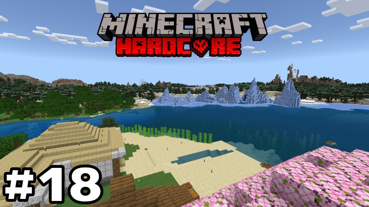 Building a Perimeter (Minecraft Bedrock Hardcore #18)
