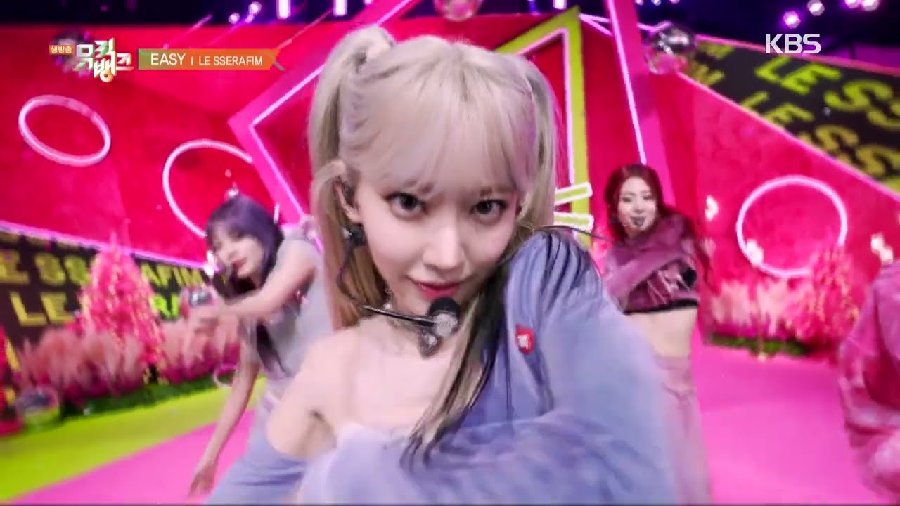 EASY - LE SSERAFIM | Music Bank | KBS WORLD TV 240223