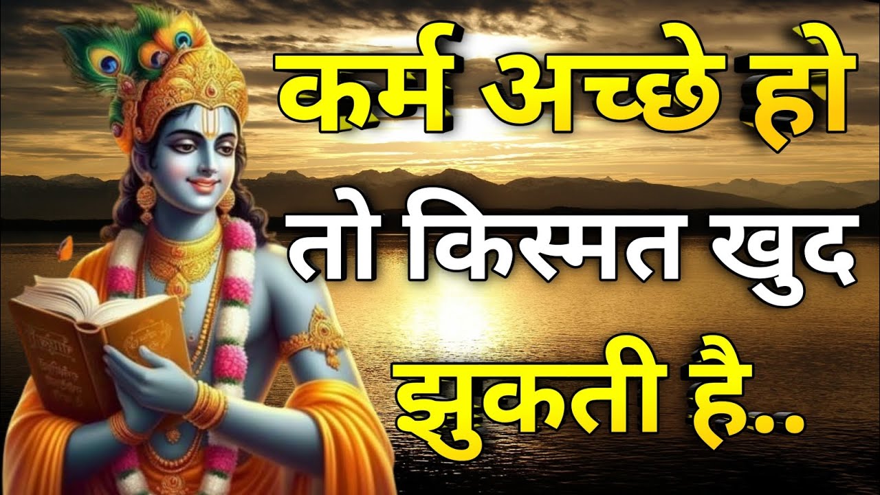 कर्म अच्छे हो तो किस्मत खुद झुकती है। Bhagwat Geeta Saar 31 Vichar | Shrimad Bhagwat Gita |