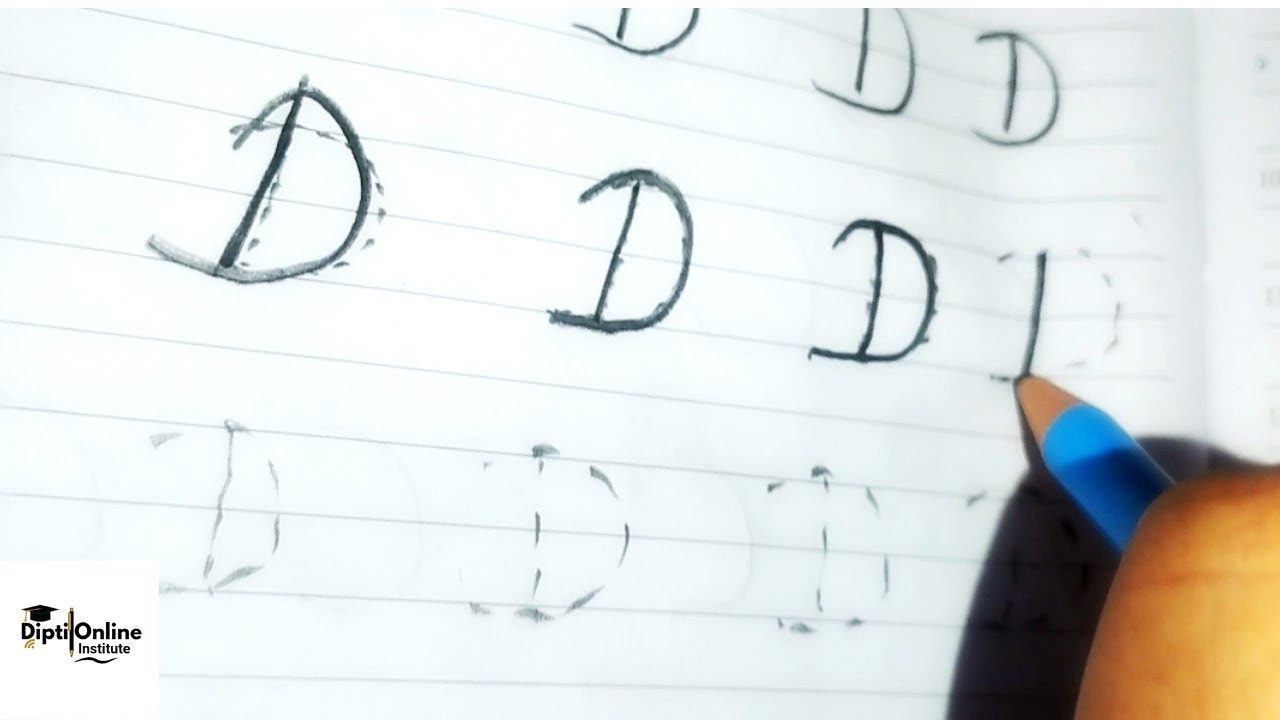 Letter D Tracing for Kids | Learn to Write Alphabet D | ABC Writing Series for Preschool & Nursery
