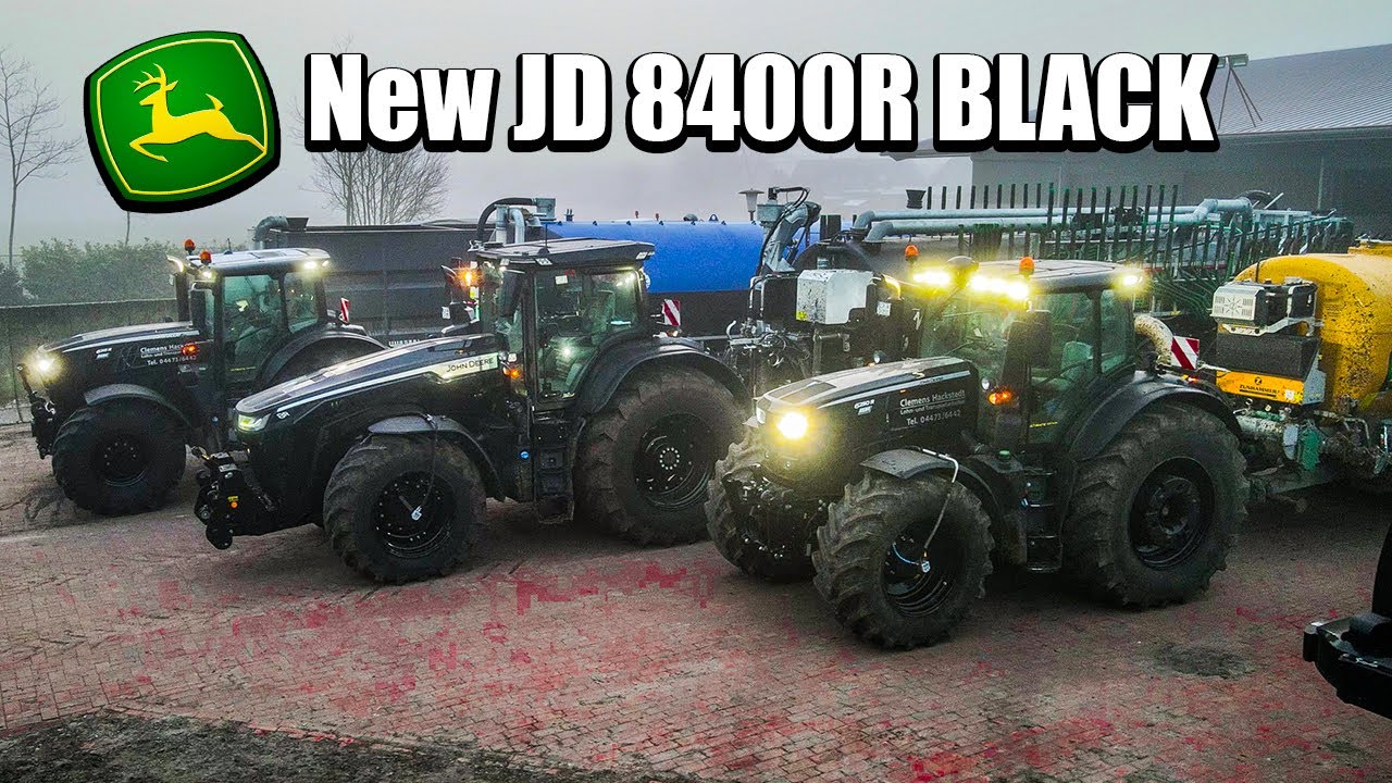 Les John Deere sont noirs dans cette FERME !