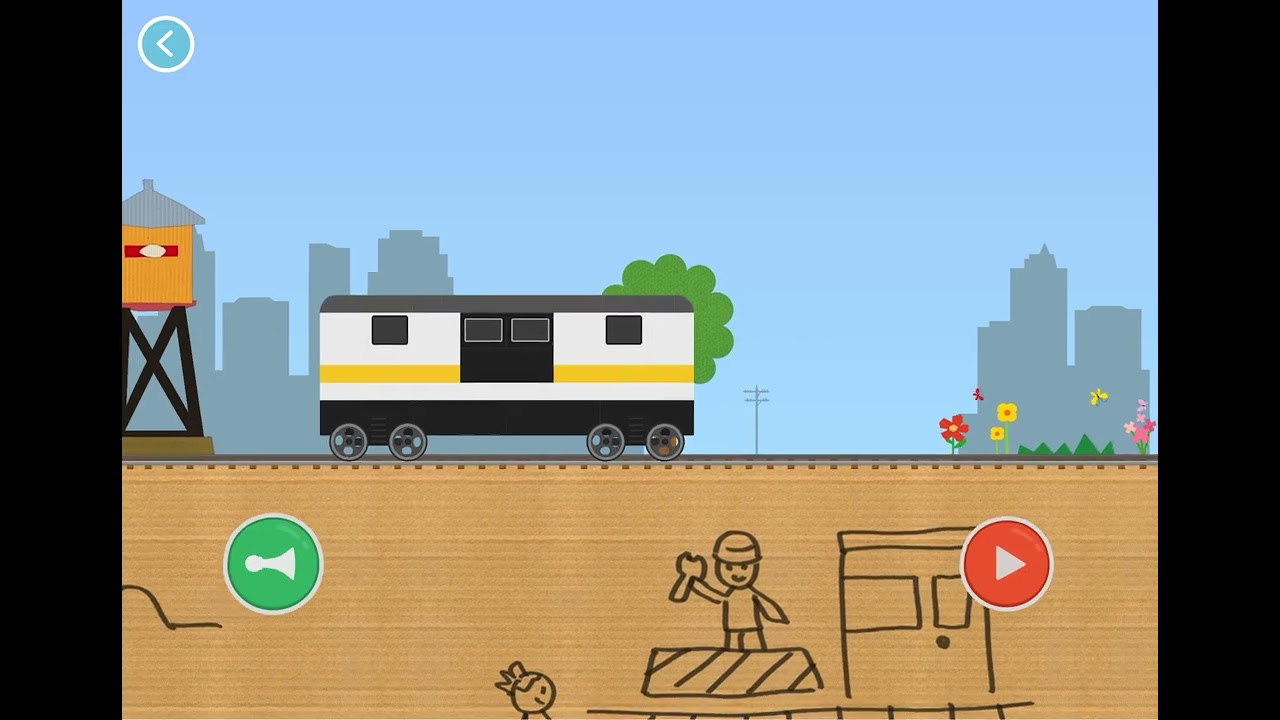 (no drive) Bostley Bay Express baggage car in Labo Brick Train