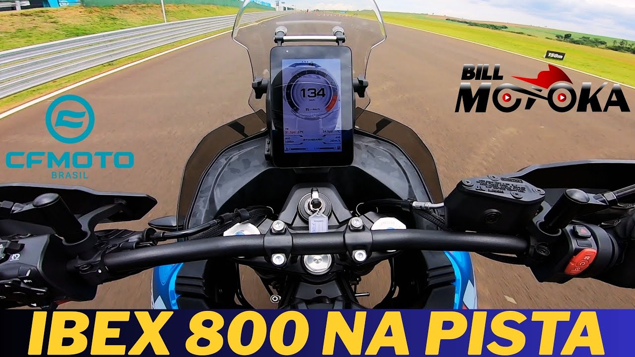 IBEX 800, a BRUTA na pista, primeiras sensações ao rodar com a FERA da CFMOTO BRASIL.