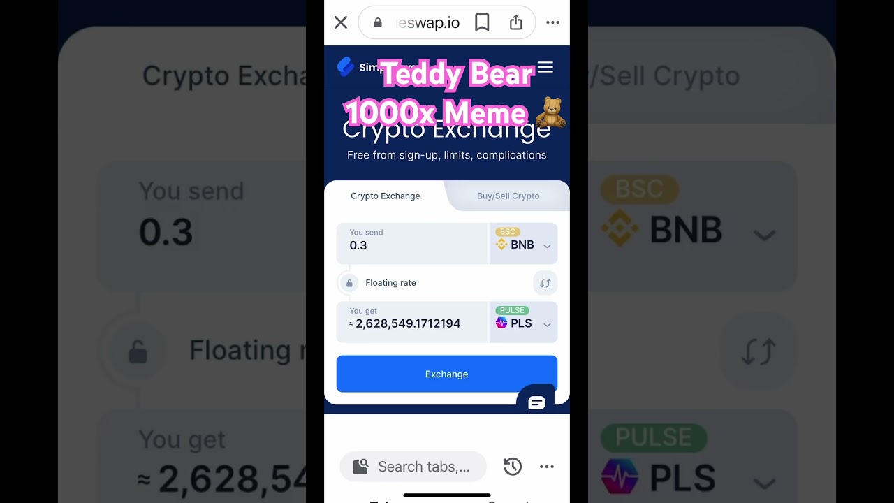 Teddy Bear 1000x Memecoin on Pulsechain #pulsechain #crypto  #teddybear