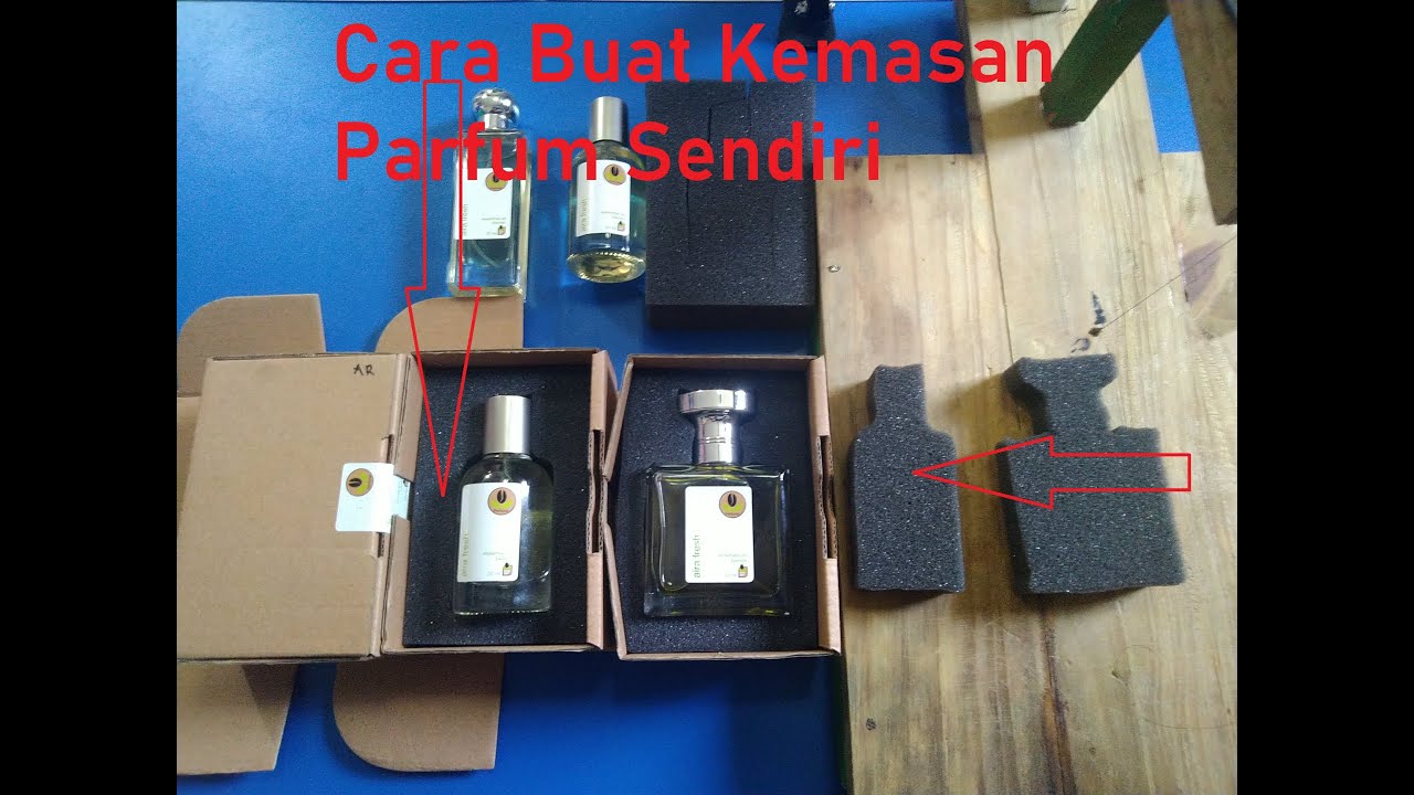 Cara buat design Kemasan Parfum