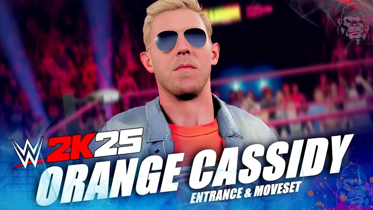 WWE 2K25 Orange Cassidy w/ AEW Entrance Theme & Graphics Pack | New WWE 2K25 Mods