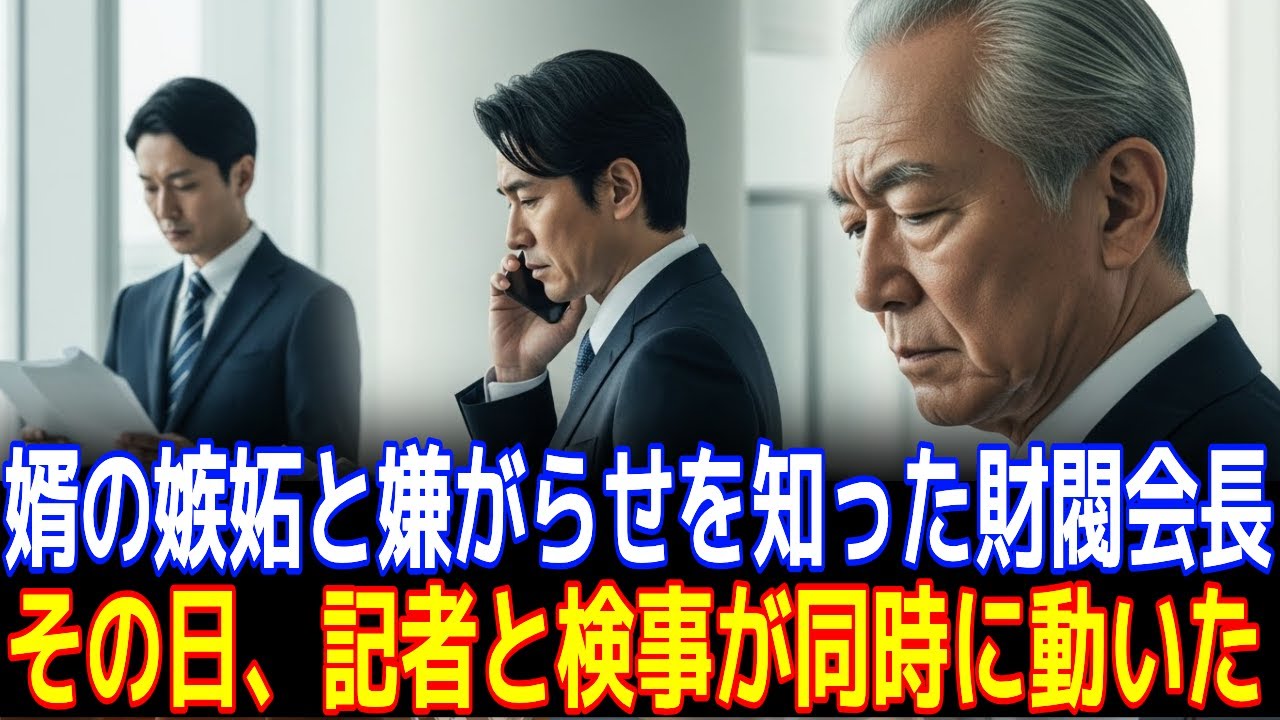 婿の嫉妬と嫌がらせを知った財閥会長。その日、記者と検事が同時に動いた。