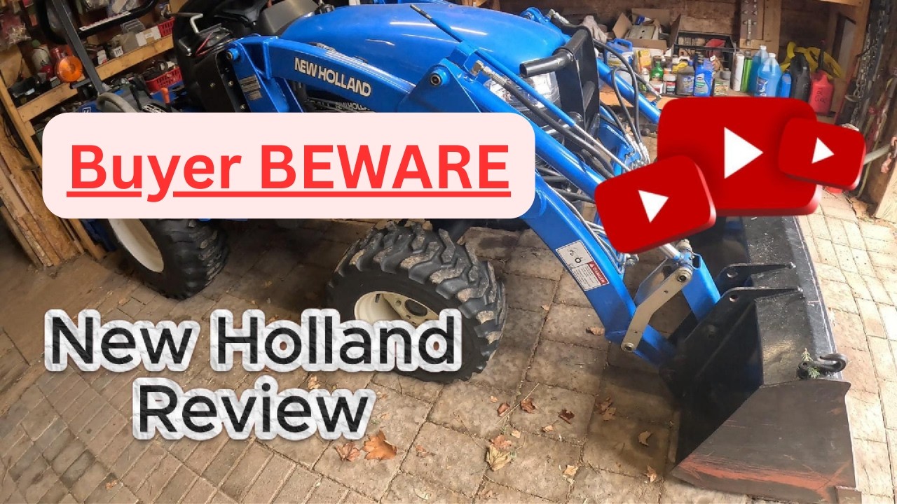 New Holland tc24 Tractor Review - Don't buy until you watch #NewHolland  #CompactTractor #Tractor