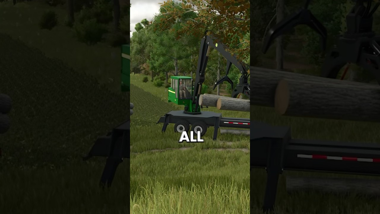 The most powerful forestry machine! #farmingsimulator25 #fs25