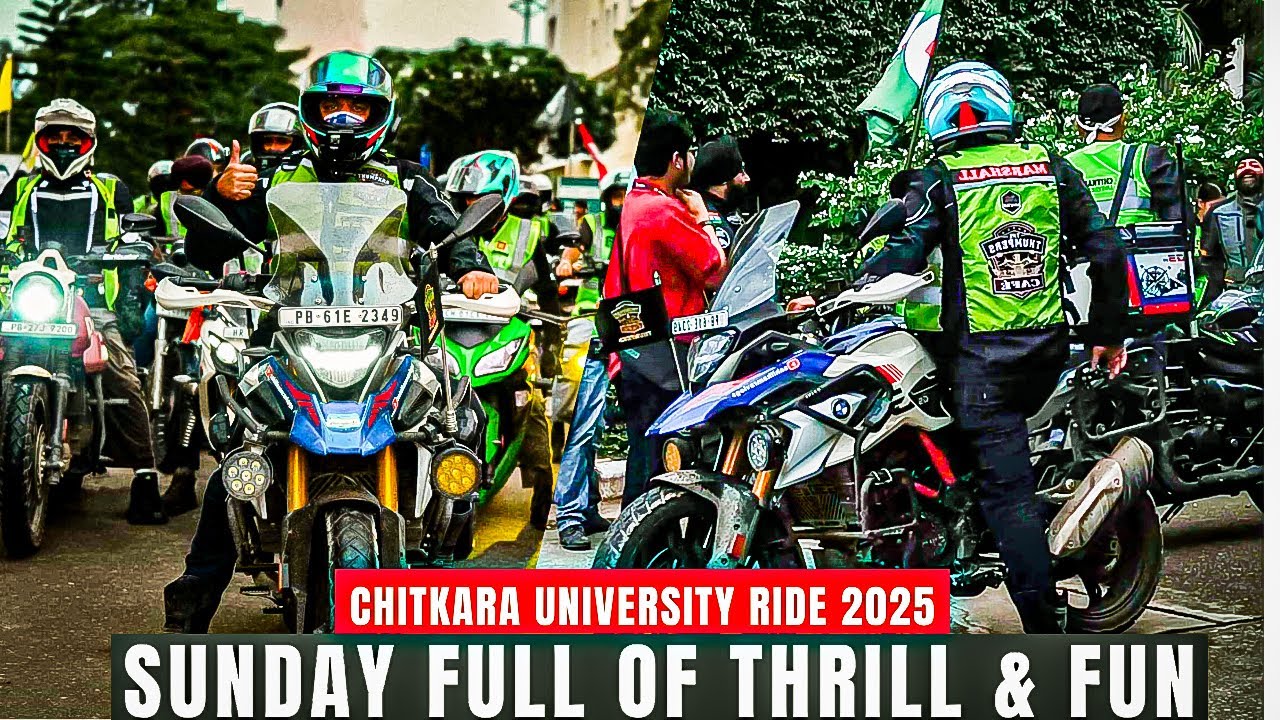 CHITKARA UNIVERSITY RIDE 2025 | SUNDAY FULL OF THRILL & FUN