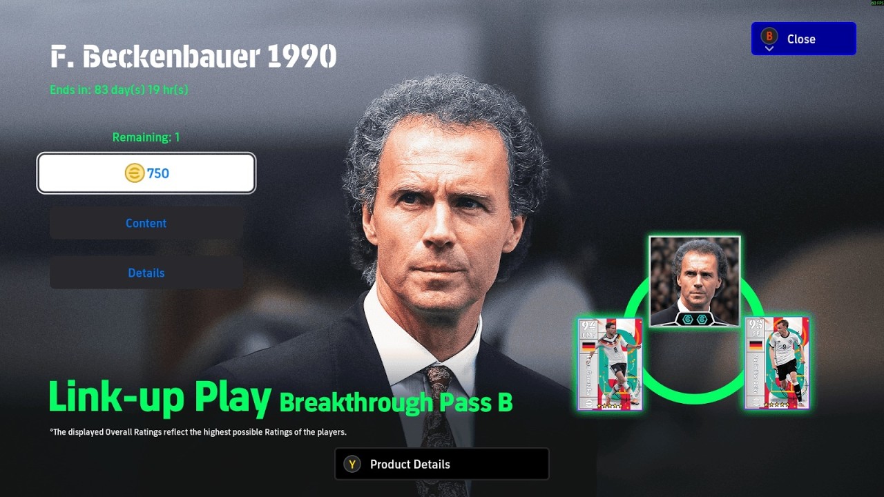 🔴NEW F. BECKENBAUER Manager REVIEW + DIVISION Rank Push⚡| #efootball #live