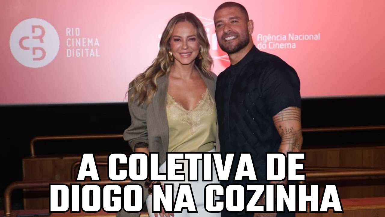 O lançamento de Diogo na Cozinha, do GNT e Globoplay, com Diogo Nogueira e Paolla Oliveira, no Rio.