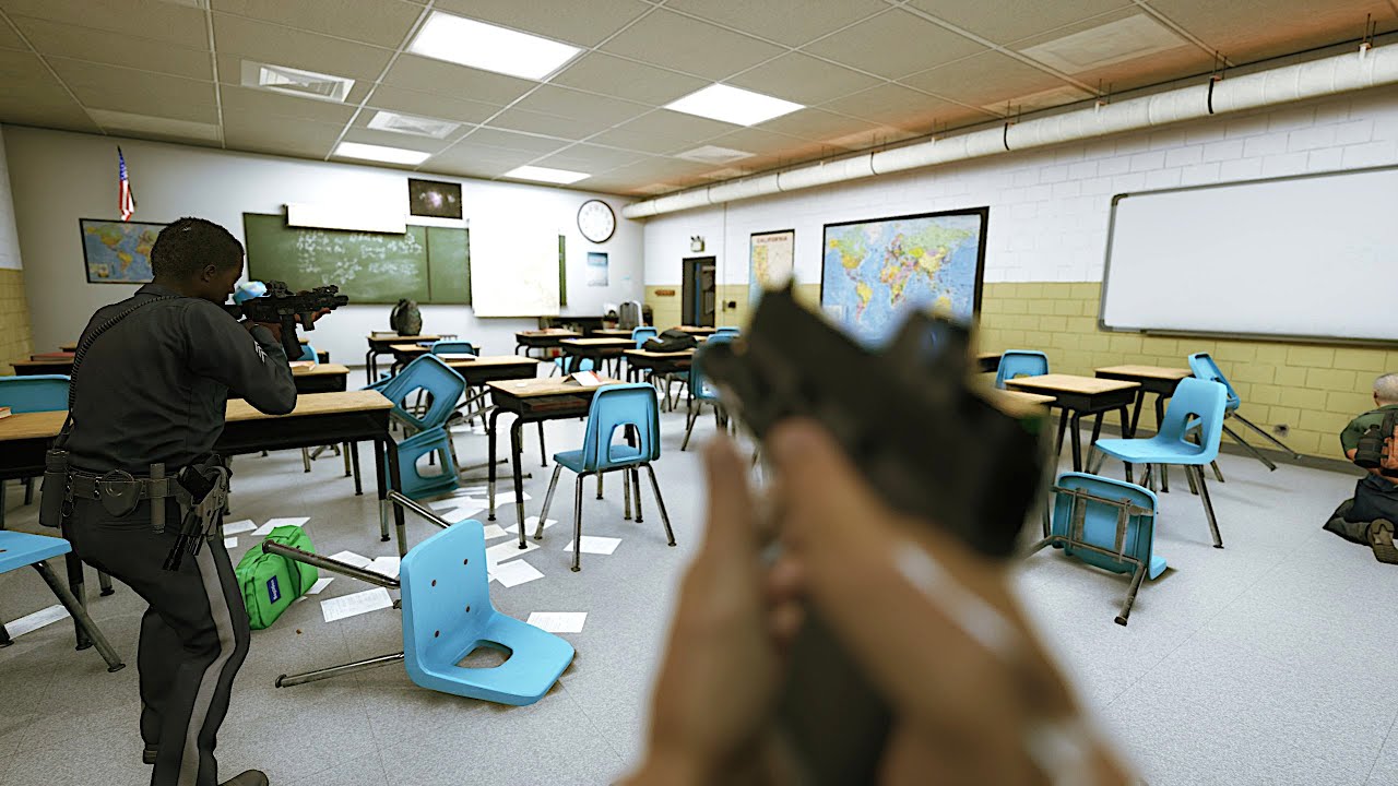 Realistic Patrol Officer Active Shooter Response! | Ready or Not
