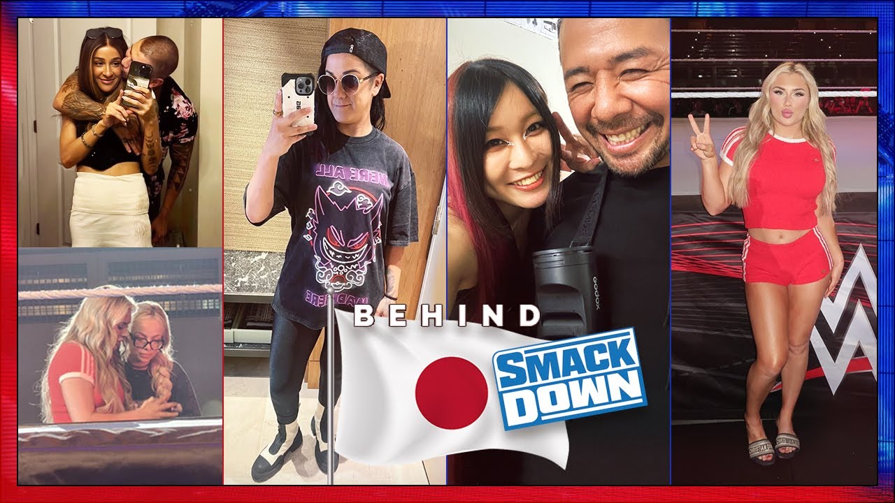 Behind JAPAN + SMACKDOWN | WWE Superstars Behind the Scenes in Japan (Asuka, Iyo Sky and more)