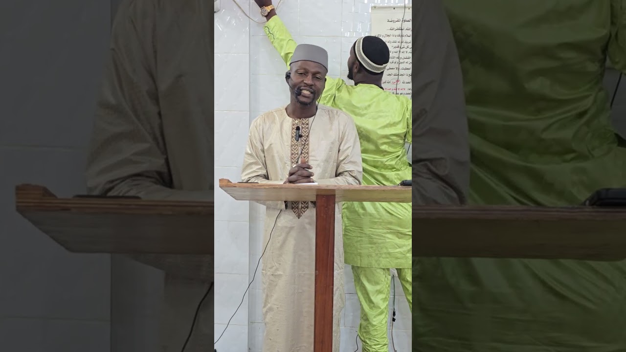 Oustaz kalilou sacko dans la mosquée d ançardine Congo Brazzaville  le 30/01/2026