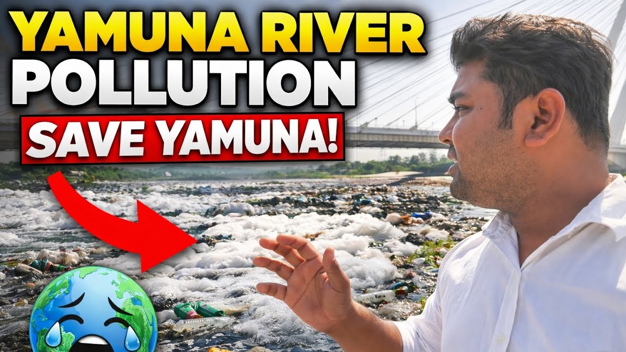 Yamuna Pollution EXPOSED 🚨 | Ye Haalat Kisne Ki? #YamunaRiver #SaveYamuna #YamunaPollution