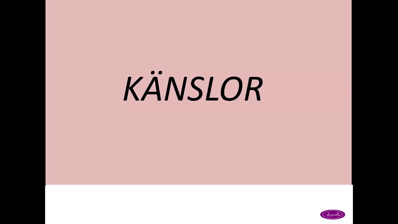 sfigunilla SFI KÄNSLOR B-