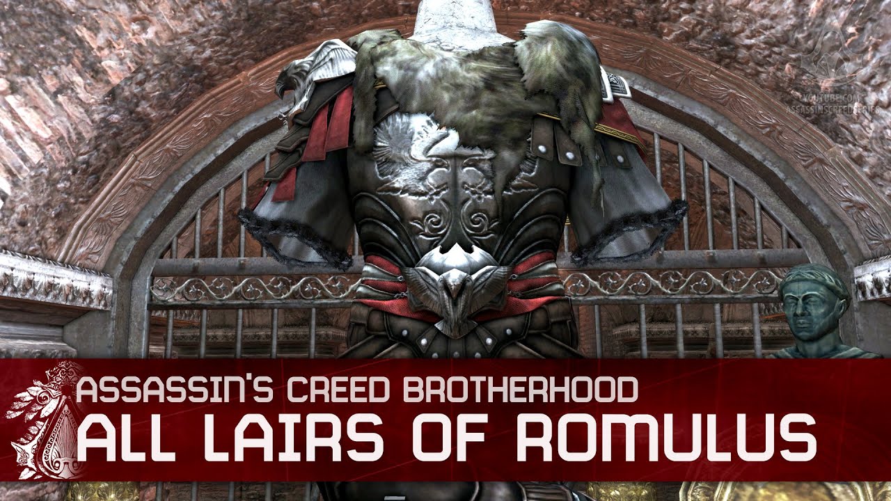 Assassin's Creed Brotherhood - All Lair of Romolous Walkthrough