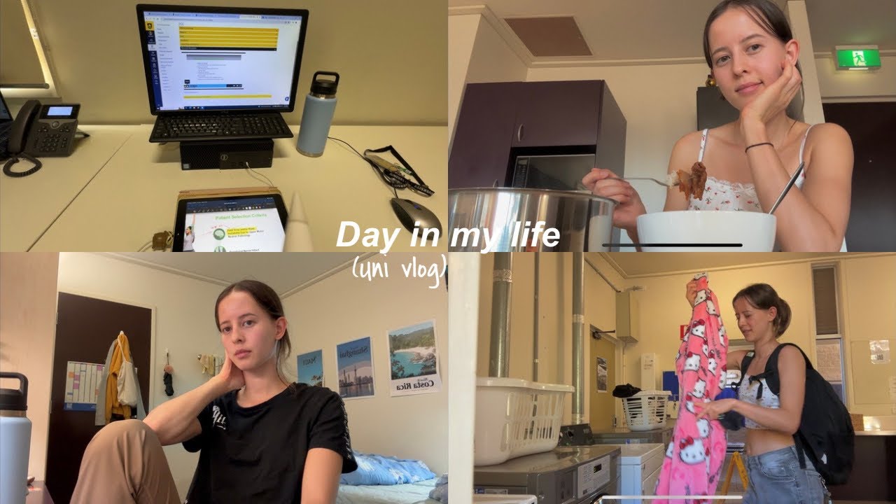 Day in the life of a uni student (in Australia 🇦🇺🖇️)