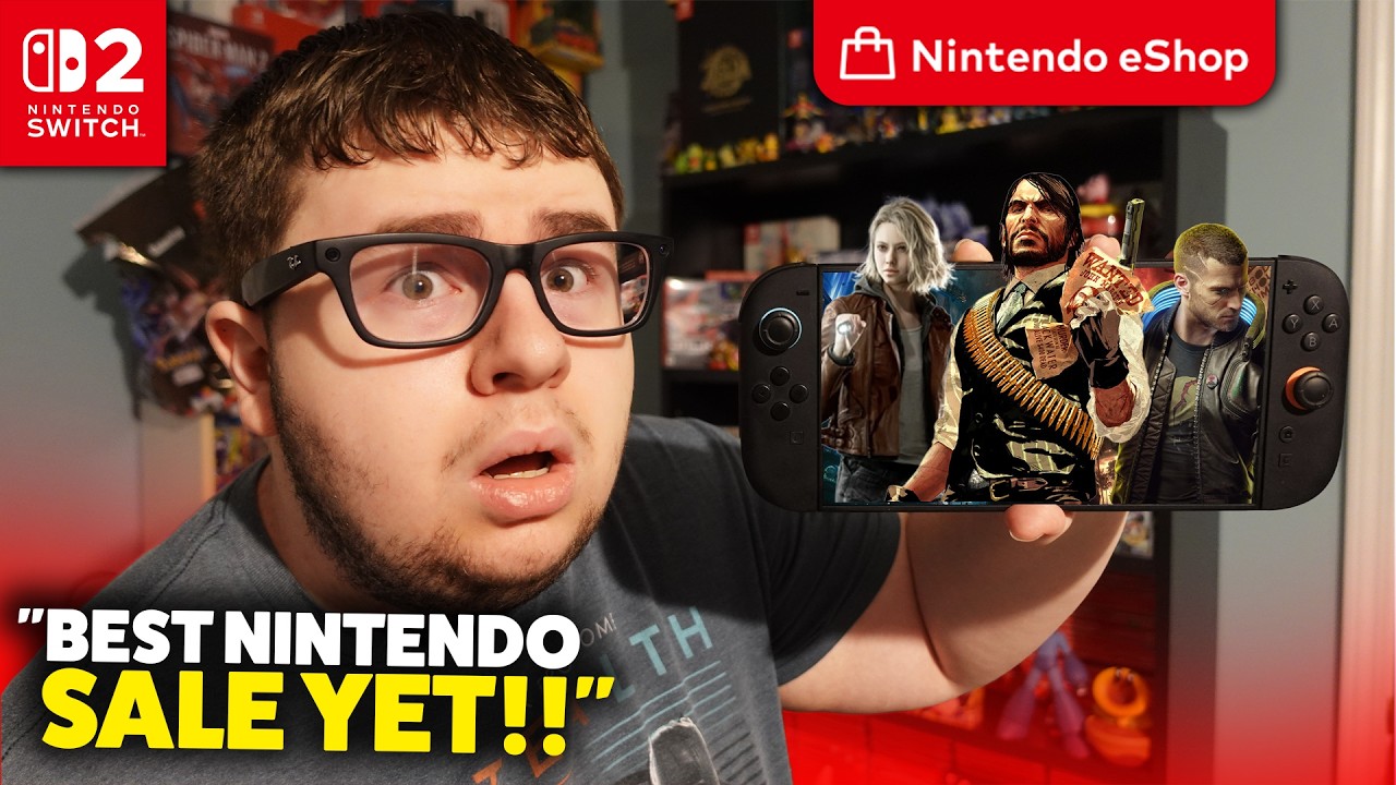 Лучшая распродажа игр в Nintendo eShop для Nintendo Switch 2!