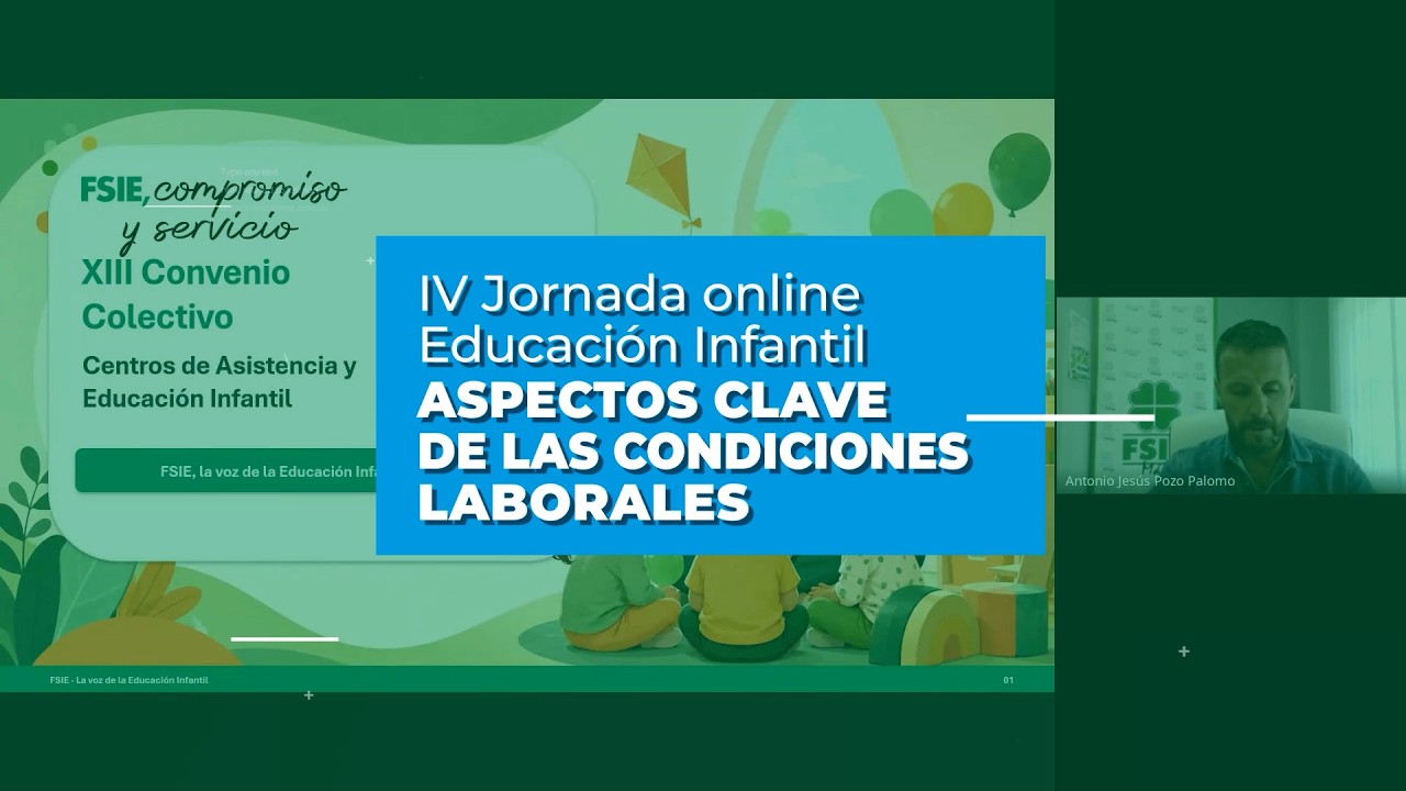 Conoce tus derechos laborales - IV Jornada Infantil. Formaci&oacute;n Compartida #FSIE