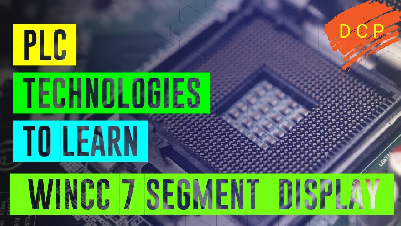 Hmi program 7 segment  display _ladder diagram 