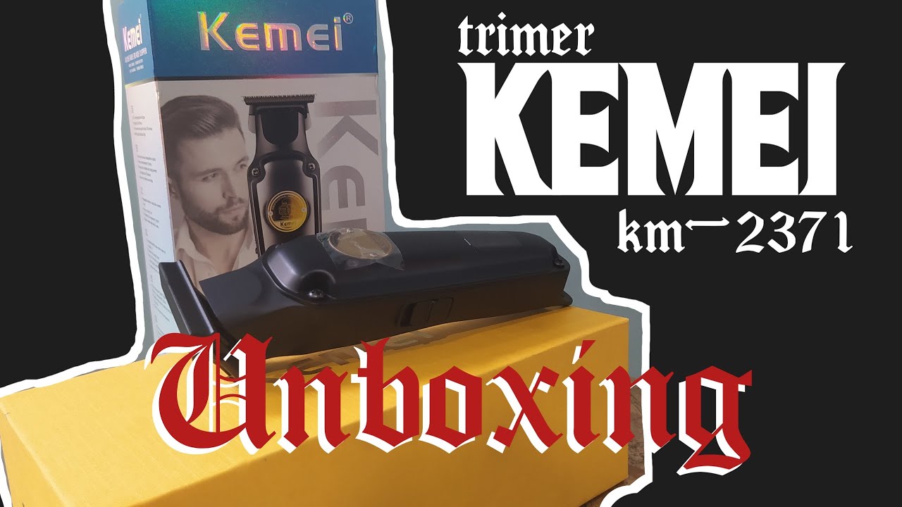 UNBOXING TRIMER KEMEI KM 2371 🙌 #trimer #kemei #km2372