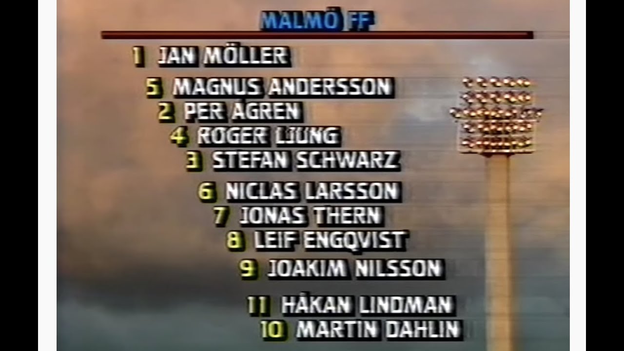 Malmö FF - Djurgårdens IF 7-3 SM-Final 2 1988
