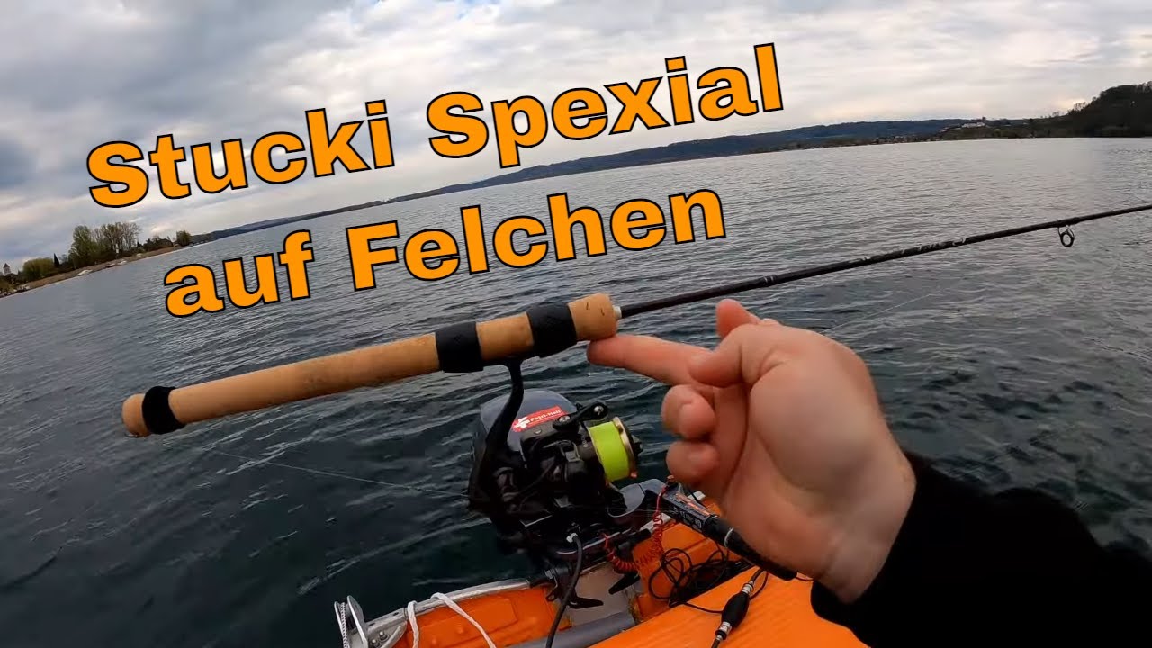 Stucki Spexial 2.10m Praxistest Felchen fischen | Frühling Bielersee Schweiz