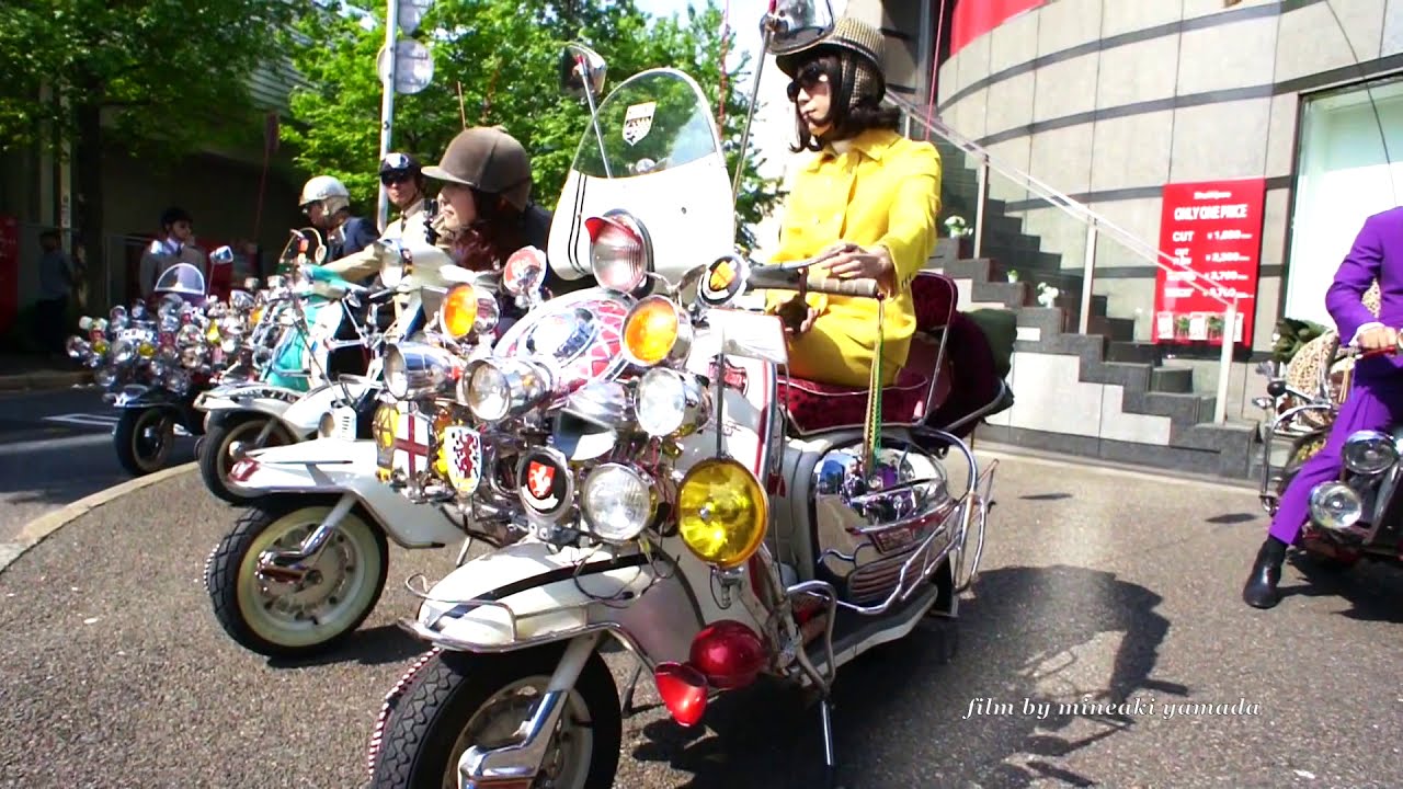 Mods Mayday Tokyo 2016 Scooter Run