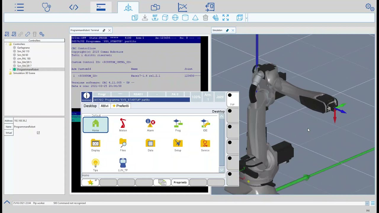 Roboshop, creare una nuova macchina virtuale