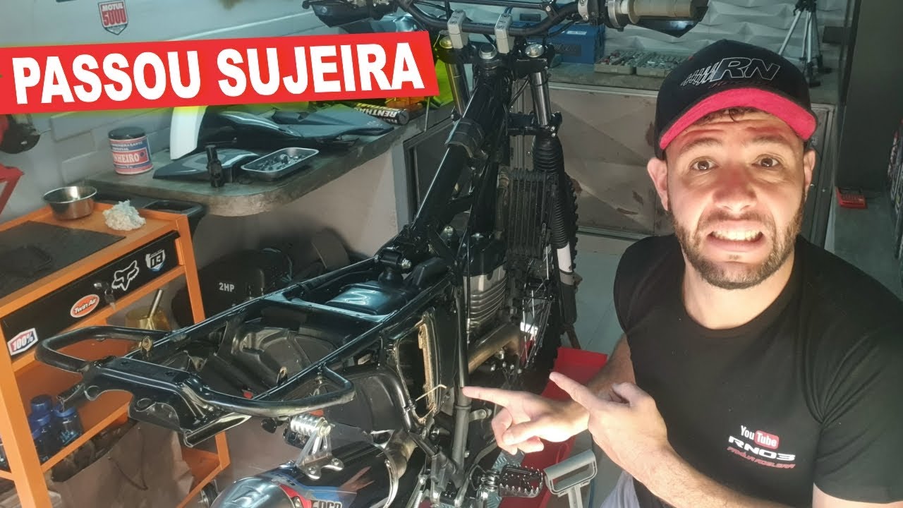 FILTRO DE AR! ( assim que se limpa em MOTO DE TRILHA)