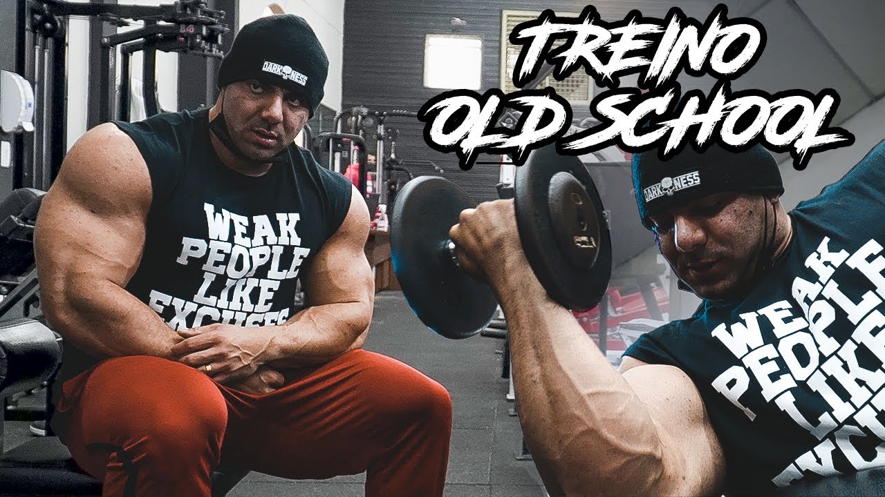 TREINO DE BÍCEPS E TRÍCEPS OLD SCHOOL | Rafael Brandão ft. Vitor Capial