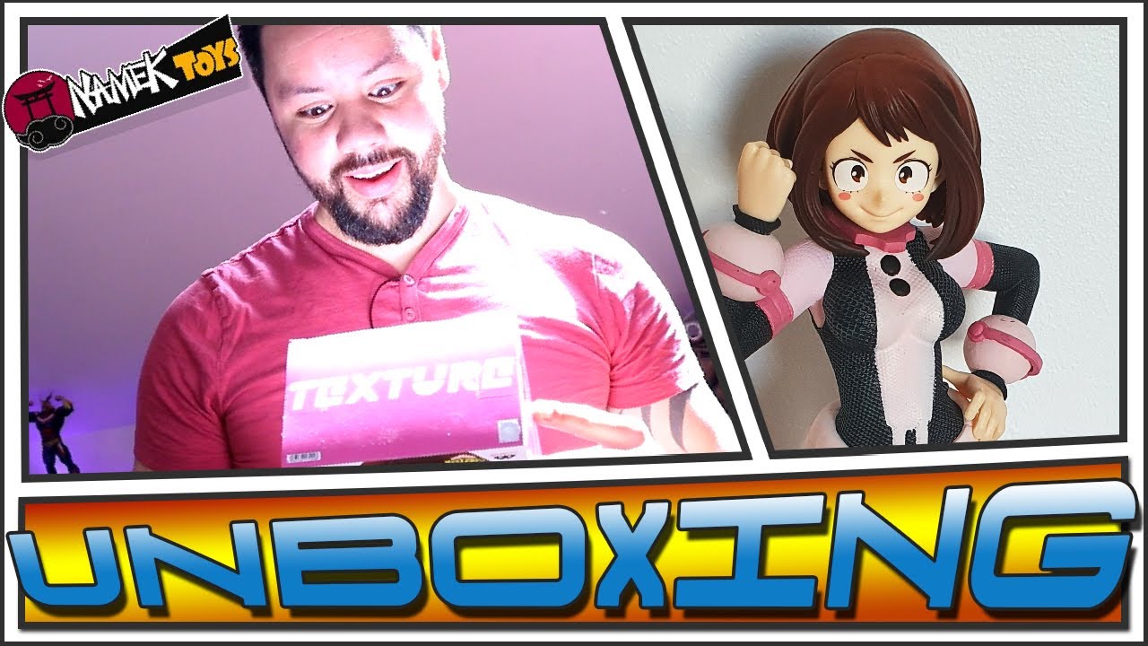 MY HERO ACADEMIA TEXTURE URARAKA OCHACO #UNBOXING déballage #FIGURINE