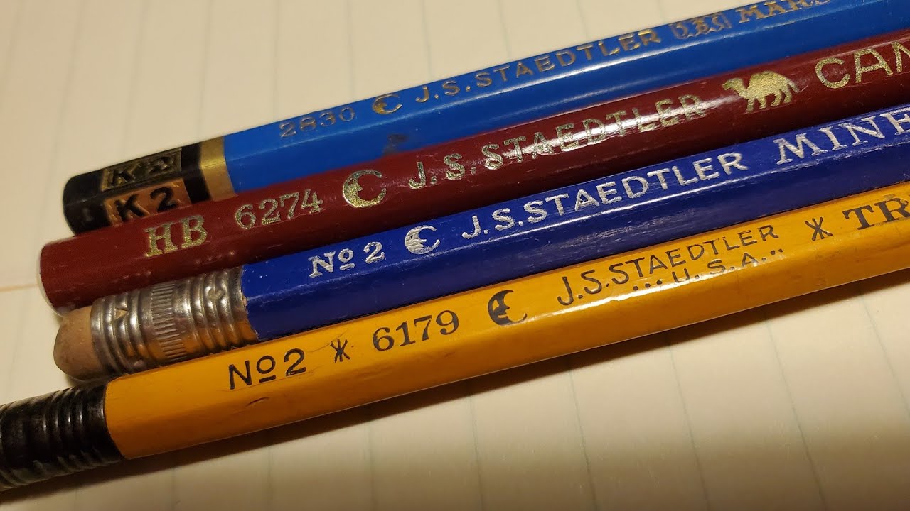Винтажные немецкие карандаши: обзор карандашей J.S. Staedtler Tribune