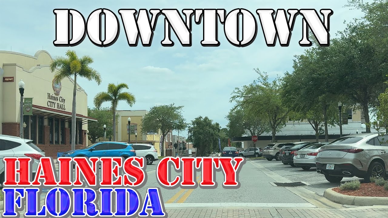 Haines City - Florida - 4K Downtown Drive
