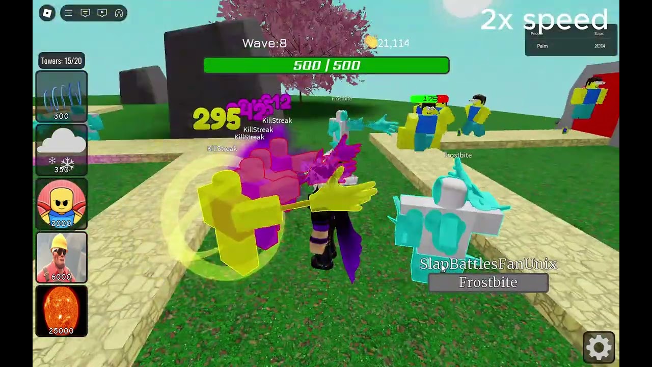 THIS IS HOW YOU ACTUALLY SOLO GARDEN IN SLAP BATTLES TOWER DEFENSE!