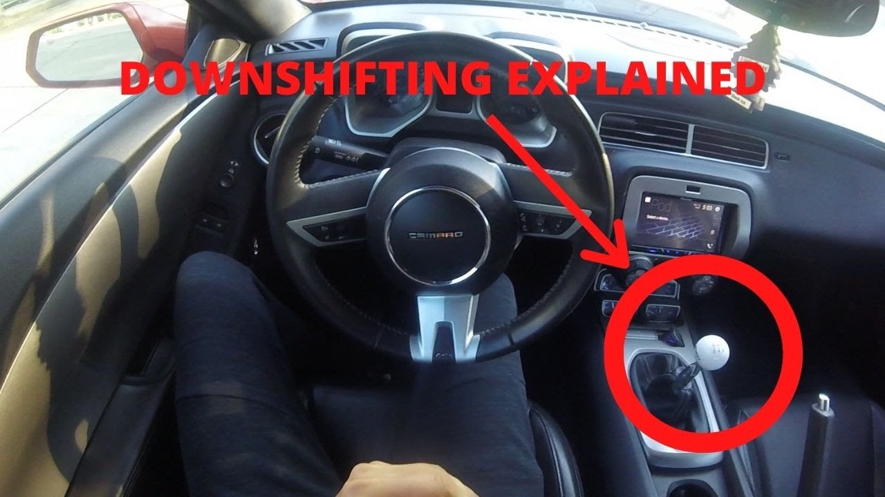 How to DOWNSHIFT in a MANUAL Car