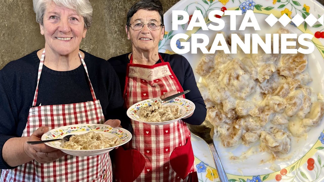 Discover polenta gnocchi with creamy fontina sauce from Aosta | Pasta Grannies
