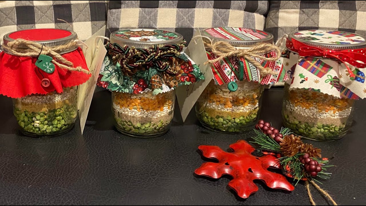 DIY Easy Edible Gift: Friendship Soup Mix in a Jar